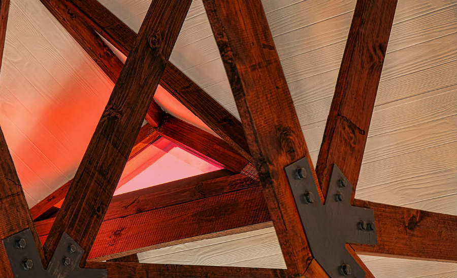 image of wood roofing