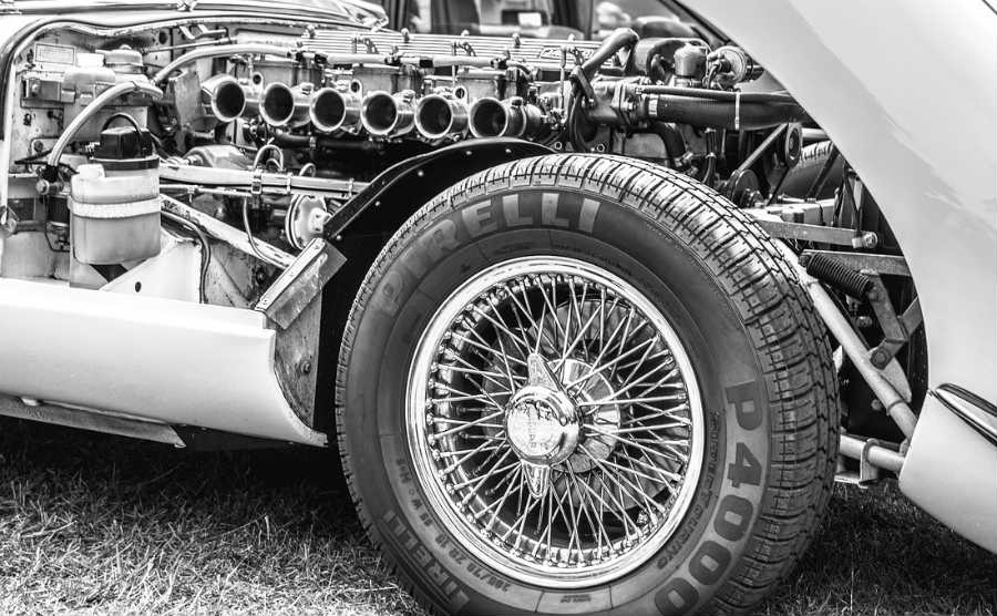 old car wheel